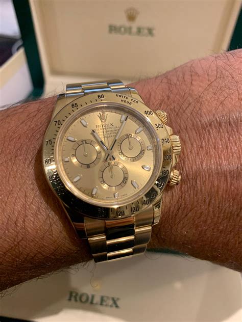 rolex daytona 18ct gold|daytona men's Rolex solid gold.